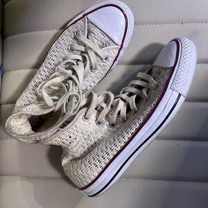 CONVERSE knit high top all stars sz 7